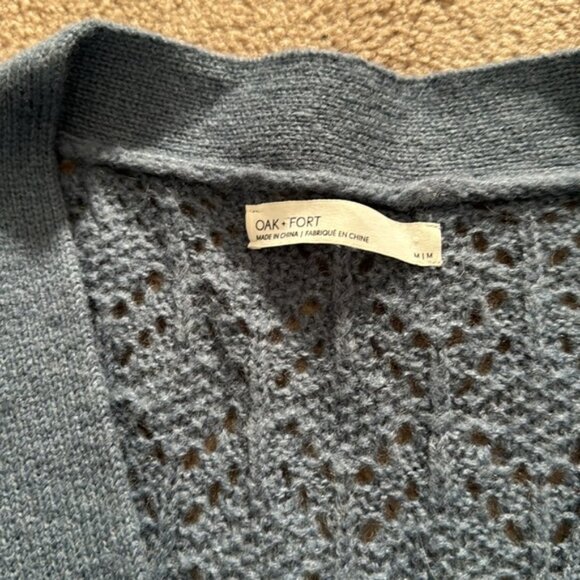 Oak Fort Cropped Ribbed Cardigan - Picture 2 of 6